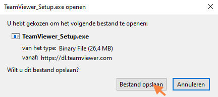 Automatisch downloaden van TeamViewer