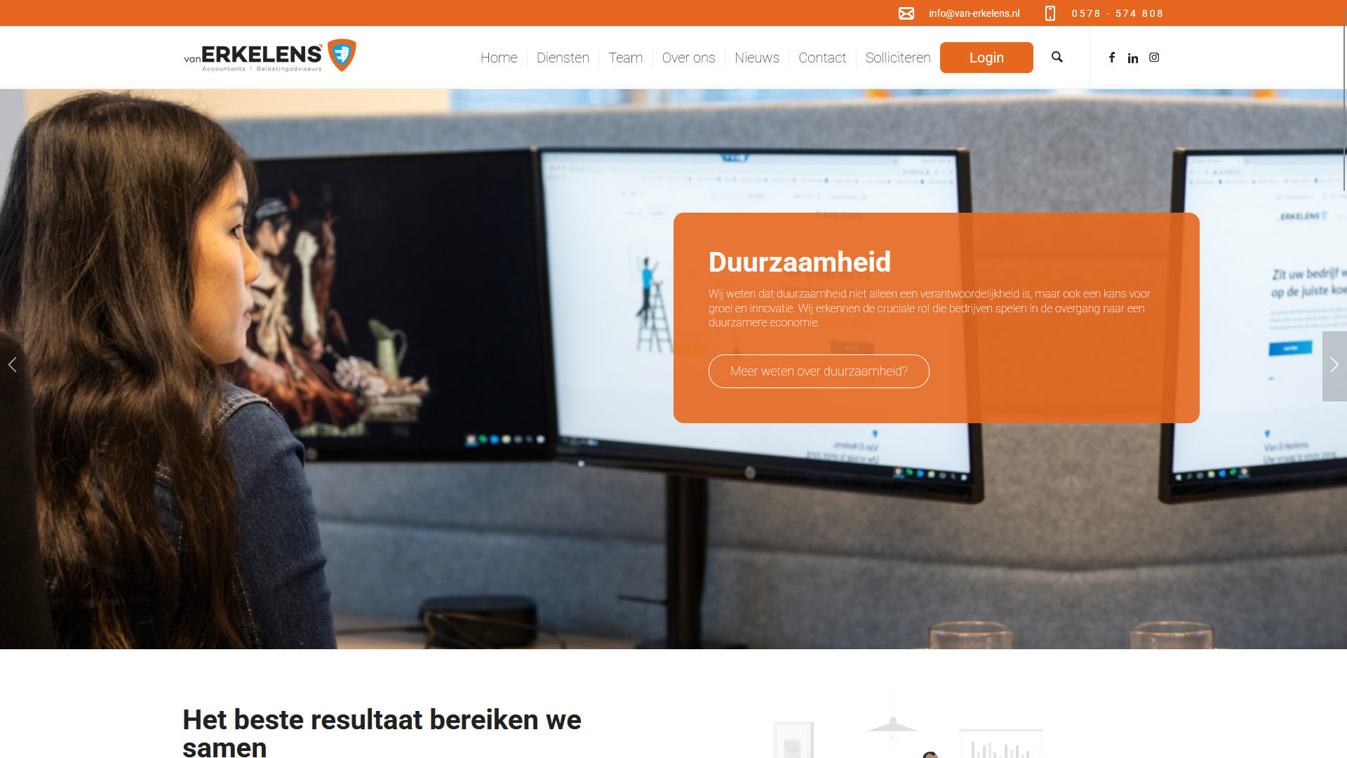 Website van-erkelens.nl